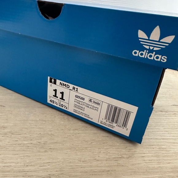 adidas nmd r1 prime blue cloud white gum shoes mens New 12 GZ9260 - Picture 9 of 11